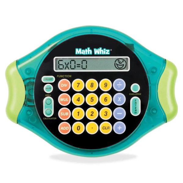 Learning Resources Handheld Math Whiz Game - Skill Learning: Mathematics, Quiz, Addition, Subtraction, Multiplication, Division - 6 Year & Up - Multi - Image 3