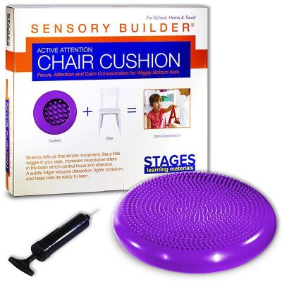 Sensory Builder: Wiggle Cushion, Purple, Seating