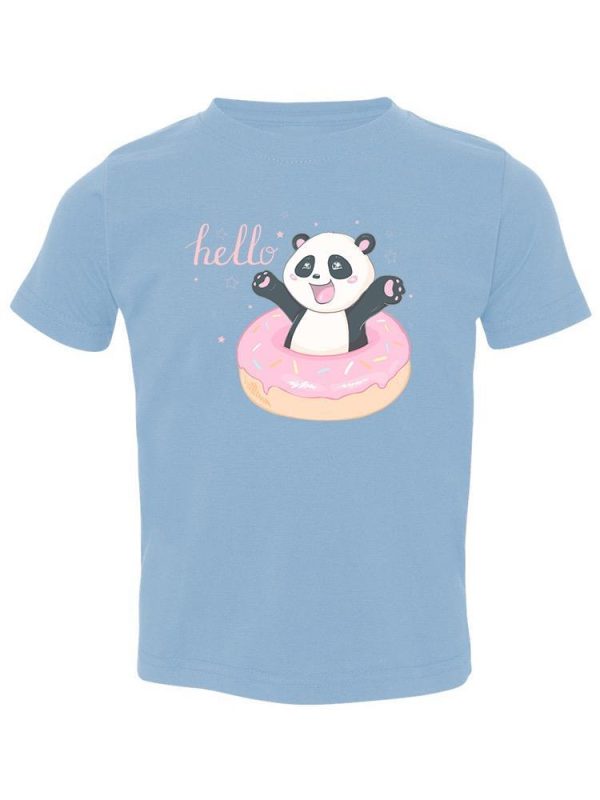Greeting Panda In Donut T-shirt -Image by Shutterstock - Image 2