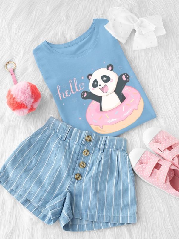 Greeting Panda In Donut T-shirt -Image by Shutterstock - Image 3