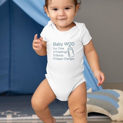 Baby Wod Bodysuit -SmartPrintsInk Designs