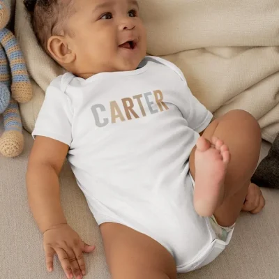 Colorful Custom Name Bodysuit -Custom Designs