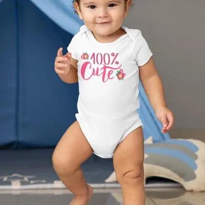 100 Percent Cute Bodysuit -Image by Shutterstock